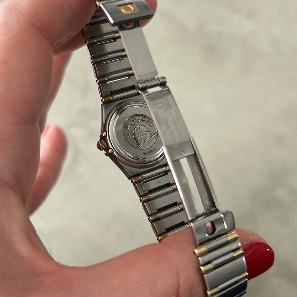 🖤 OMEGA Stainless Steel with Gold Constellation Watch - Picture 7 of 11